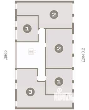 1-к квартира, вторичка, 36м2, 7/8 этаж