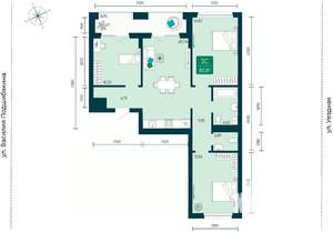 3-к квартира, вторичка, 83м2, 11/12 этаж