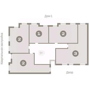 3-к квартира, вторичка, 88м2, 9/10 этаж