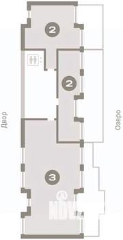 2-к квартира, вторичка, 109м2, 8/8 этаж