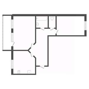 2-к квартира, вторичка, 77м2, 5/9 этаж