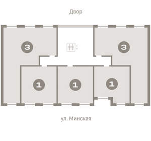 3-к квартира, вторичка, 84м2, 3/16 этаж