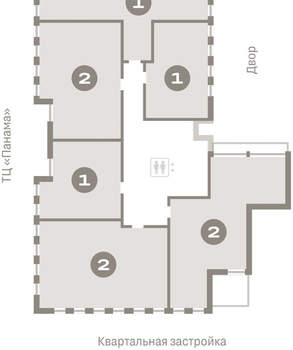 2-к квартира, вторичка, 84м2, 8/9 этаж