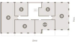 2-к квартира, вторичка, 129м2, 4/9 этаж