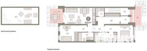 2-к квартира, вторичка, 116м2, 1/8 этаж