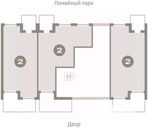 2-к квартира, вторичка, 89м2, 1/8 этаж