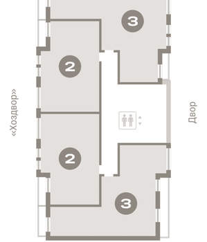 3-к квартира, вторичка, 78м2, 9/17 этаж
