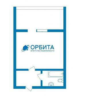 Студия квартира, вторичка, 17м2, 2/8 этаж