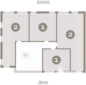 1-к квартира, вторичка, 36м2, 7/25 этаж