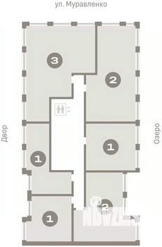 1-к квартира, вторичка, 42м2, 4/8 этаж