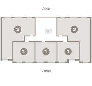 3-к квартира, вторичка, 79м2, 2/17 этаж