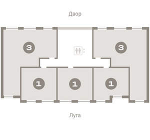 3-к квартира, вторичка, 82м2, 5/17 этаж