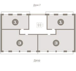 3-к квартира, вторичка, 166м2, 7/8 этаж