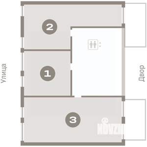 2-к квартира, вторичка, 91м2, 2/7 этаж