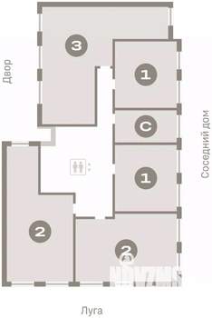 3-к квартира, вторичка, 86м2, 5/7 этаж