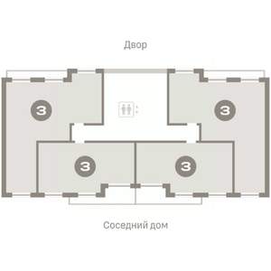 2-к квартира, вторичка, 80м2, 7/7 этаж