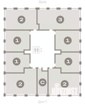 2-к квартира, вторичка, 71м2, 15/17 этаж