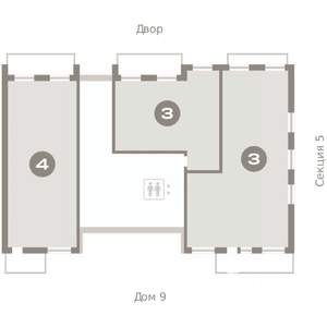 4-к квартира, вторичка, 212м2, 1/6 этаж