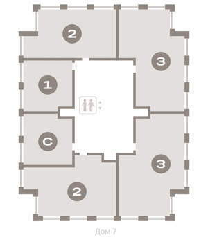 1-к квартира, вторичка, 47м2, 17/17 этаж
