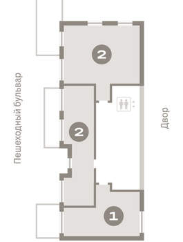 2-к квартира, вторичка, 130м2, 8/8 этаж