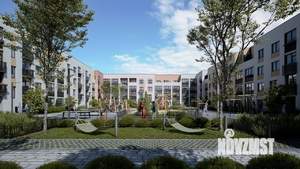 2-к квартира, строящийся дом, 65м2, 2/4 этаж