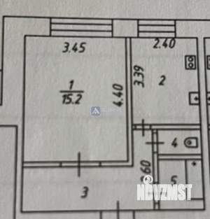 1-к квартира, вторичка, 35м2, 6/9 этаж