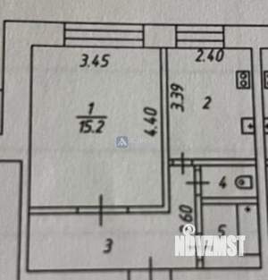 1-к квартира, вторичка, 35м2, 6/9 этаж