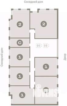 2-к квартира, вторичка, 75м2, 5/17 этаж