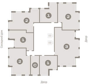 3-к квартира, вторичка, 116м2, 3/16 этаж
