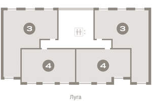 3-к квартира, вторичка, 80м2, 6/17 этаж