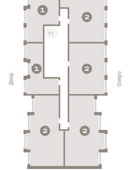 2-к квартира, вторичка, 78м2, 5/8 этаж