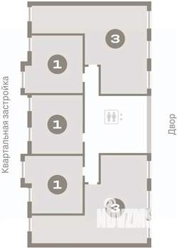 3-к квартира, вторичка, 82м2, 7/9 этаж