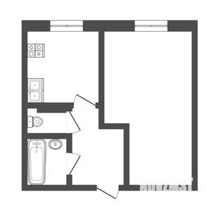 1-к квартира, вторичка, 35м2, 3/9 этаж