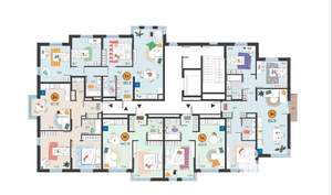 1-к квартира, вторичка, 41м2, 4/7 этаж