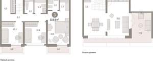 3-к квартира, вторичка, 120м2, 5/9 этаж