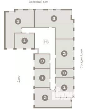 1-к квартира, вторичка, 35м2, 5/9 этаж