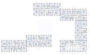 2-к квартира, строящийся дом, 65м2, 2/4 этаж