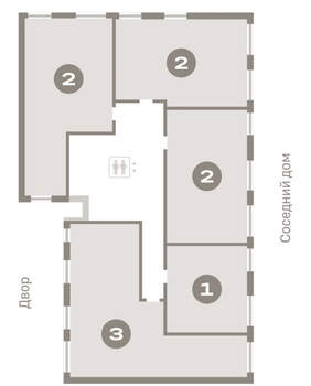 3-к квартира, вторичка, 91м2, 7/8 этаж