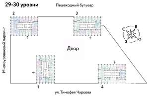 Студия квартира, вторичка, 22м2, 29/31 этаж