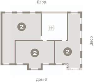 2-к квартира, вторичка, 135м2, 6/16 этаж