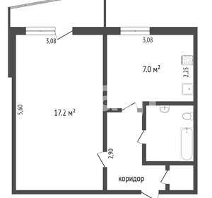 1-к квартира, вторичка, 35м2, 7/9 этаж