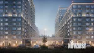 2-к квартира, строящийся дом, 60м2, 2/17 этаж