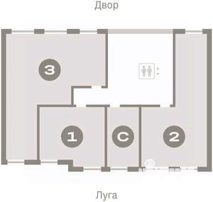 3-к квартира, вторичка, 80м2, 4/7 этаж