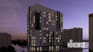 2-к квартира, строящийся дом, 42м2, 3/12 этаж