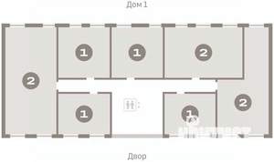 2-к квартира, вторичка, 66м2, 7/10 этаж