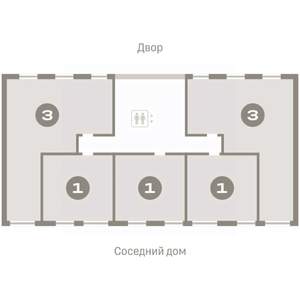 3-к квартира, вторичка, 85м2, 5/7 этаж