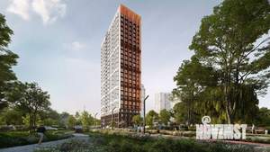 2-к квартира, строящийся дом, 72м2, 18/25 этаж