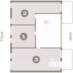 3-к квартира, вторичка, 107м2, 2/7 этаж