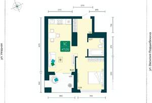 1-к квартира, вторичка, 47м2, 5/17 этаж