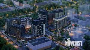 2-к квартира, строящийся дом, 52м2, 6/14 этаж